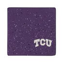 TCU Horned Frogs Ceramic Purple Speckle 4" Coaster