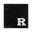 Rutgers Scarlet Knights Ceramic Black Speckle 4" Coaster