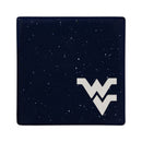 West Virginia Mountaineers Ceramic Navy Speckle 4" Coaster