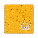 Cal Berkeley Golden Bears Ceramic Yellow Speckle 4" Coaster
