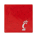 Cincinnati Bearcats Ceramic Red Speckle 4" Coaster