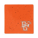 Bowling Green Falcons Ceramic Orange Speckle 4" Coaster