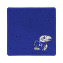 Kansas Jayhawks Ceramic Royal Speckle 4" Coaster