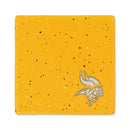 Minnesota Vikings Ceramic Yellow Speckle 4" Coaster