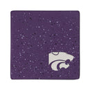 Kansas State Wildcats Ceramic Purple Speckle 4" Coaster