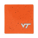 Virginia Tech Hokies Ceramic Orange Speckle 4" Coaster