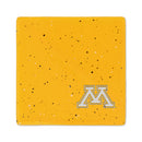 Minnesota Golden Gophers Ceramic Yellow Speckle 4" Coaster