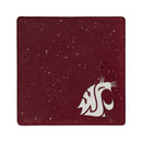 Washington State Cougars Ceramic Maroon Speckle 4" Coaster