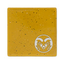 Colorado State Rams Ceramic Gold Speckle 4" Coaster
