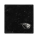 Oregon State Beavers Ceramic Black Speckle 4" Coaster