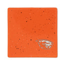 Oregon State Beavers Ceramic Orange Speckle 4" Coaster