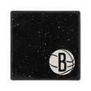 Brooklyn Nets Ceramic Black Speckle 4" Coaster