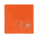 Philadelphia Flyers Ceramic Orange Speckle 4" Coaster