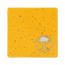 Buffalo Sabres Ceramic Yellow Speckle 4" Coaster