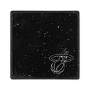 Miami Heat Ceramic Black Speckle 4" Coaster