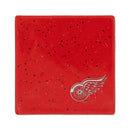 Detroit Red Wings Ceramic Red Speckle 4" Coaster