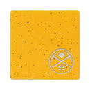 Denver Nuggets Ceramic Yellow Speckle 4" Coaster