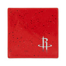 Houston Rockets Ceramic Red Speckle 4" Coaster