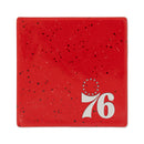 Philadelphia 76Ers Ceramic Red Speckle 4" Coaster