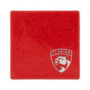 Florida Panthers Ceramic Red Speckle 4" Coaster