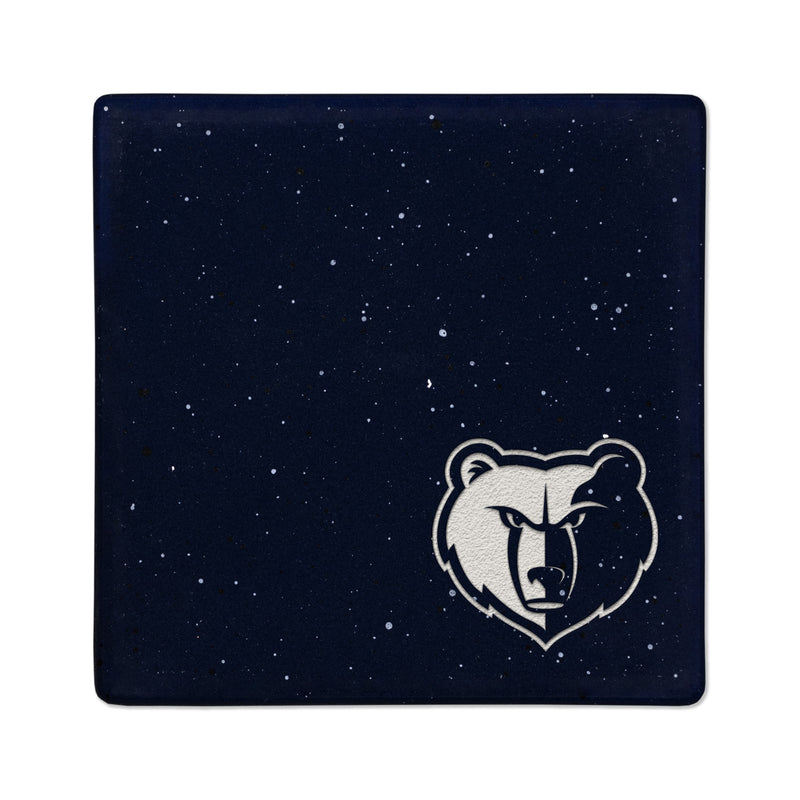 Memphis Grizzlies Ceramic Navy Speckle 4" Coaster