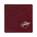 Minnesota Wild Ceramic Maroon Speckle 4" Coaster
