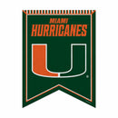Miami Hurricanes Rafter Felt Pennant (18" X 24")