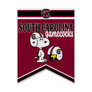 South Carolina Gamecocks Peanuts Game Day 18x24 Inch Felt Rafter Banner