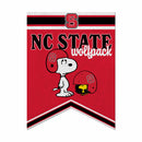 North Carolina State Wolfpack Peanuts Game Day 18x24 Inch Felt Rafter Banner