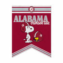 Alabama Crimson Tide Peanuts Game Day 18x24 Inch Felt Rafter Banner