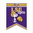 LSU Tigers Peanuts Game Day 18x24 Inch Felt Rafter Banner