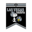 Las Vegas Raiders Peanuts Game Day 18x24 Inch Felt Rafter Banner