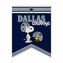 Dallas Cowboys Peanuts Game Day 18x24 Inch Felt Rafter Banner