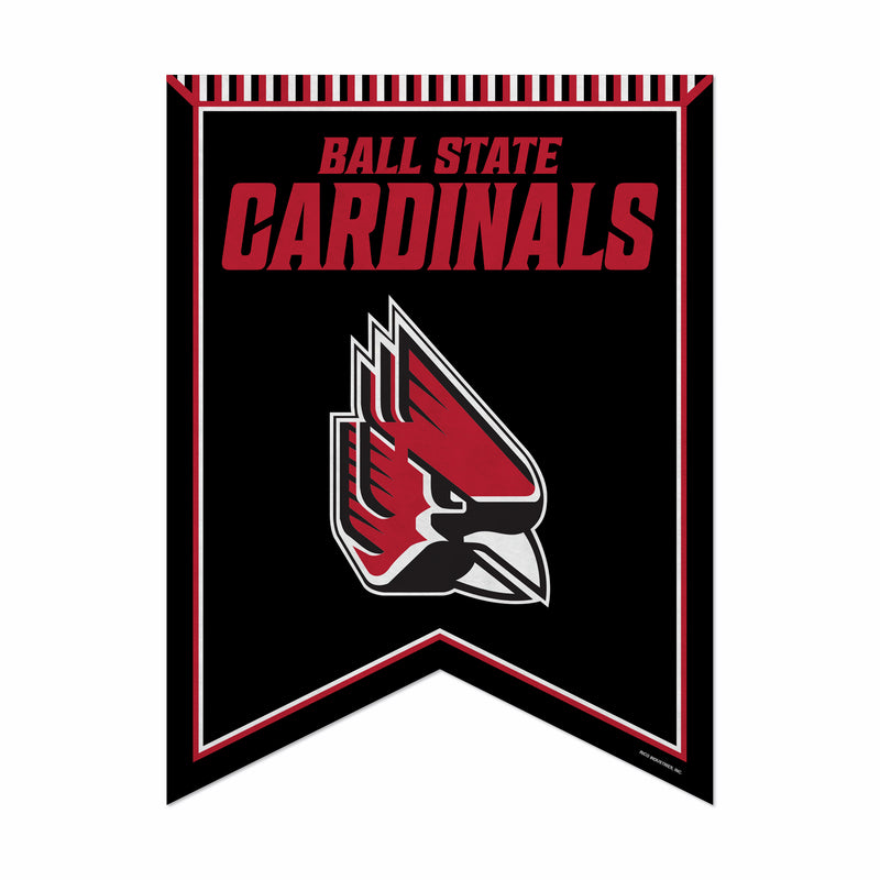 Ball State Cardinals Rafter Felt Pennant (18" X 24")