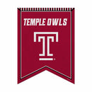 Temple Owls Rafter Felt Pennant (18" X 24")