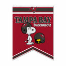 Tampa Bay Buccaneers Peanuts Game Day 18x24 Inch Felt Rafter Banner