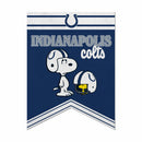 Indianapolis Colts Peanuts Game Day 18x24 Inch Felt Rafter Banner