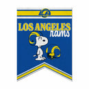 Los Angeles Rams Peanuts Game Day 18x24 Inch Felt Rafter Banner