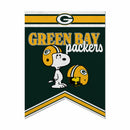 Green Bay Packers Peanuts Game Day 18x24 Rafter Felt Pennant