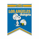 Los Angeles Chargers Peanuts Game Day 18x24 Inch Felt Rafter Banner