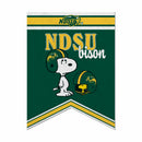North Dakota State Bison Peanuts Game Day 18x24 Inch Felt Rafter Banner