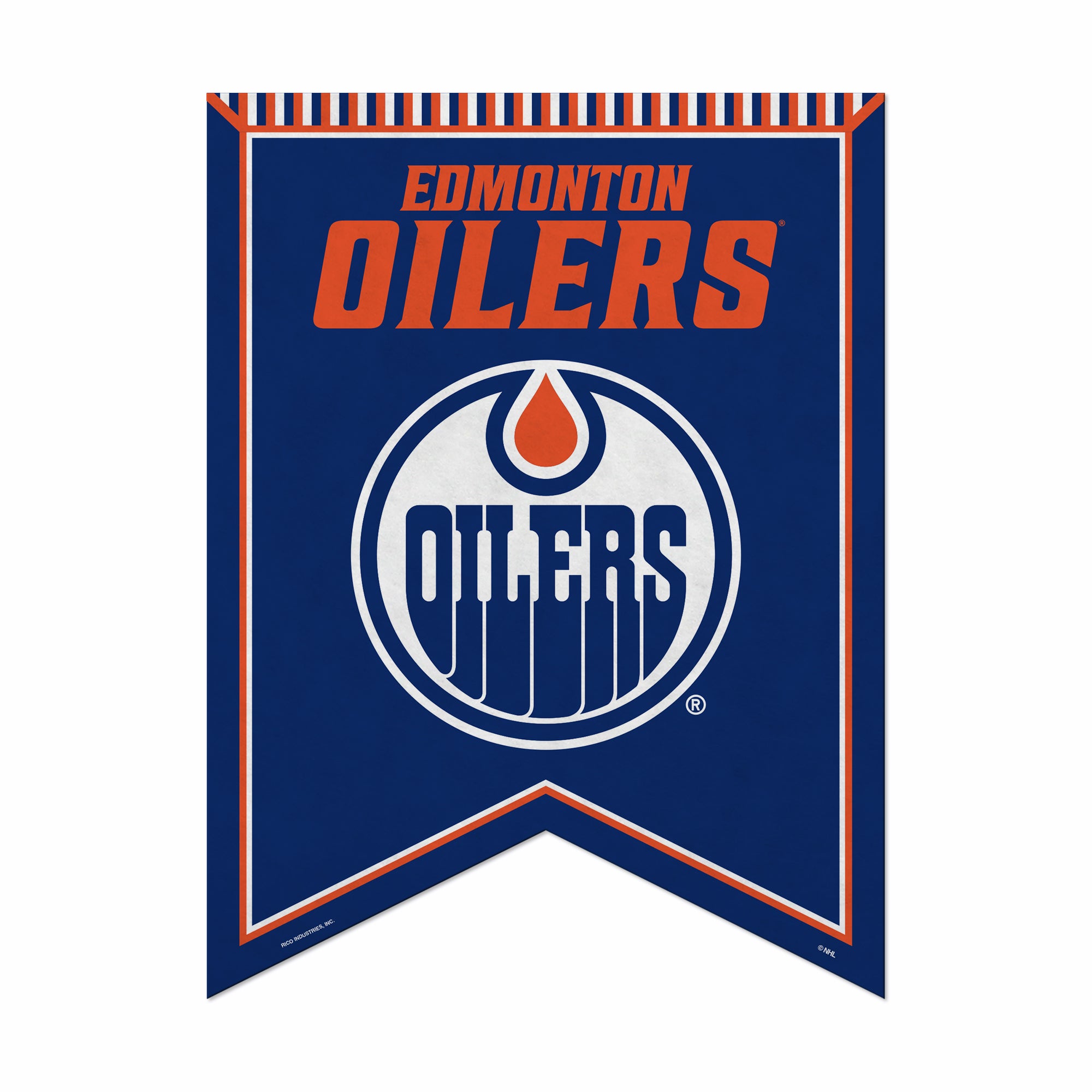 Oilers Rafters Edmonton Oilers Rafter Felt Pennant (18