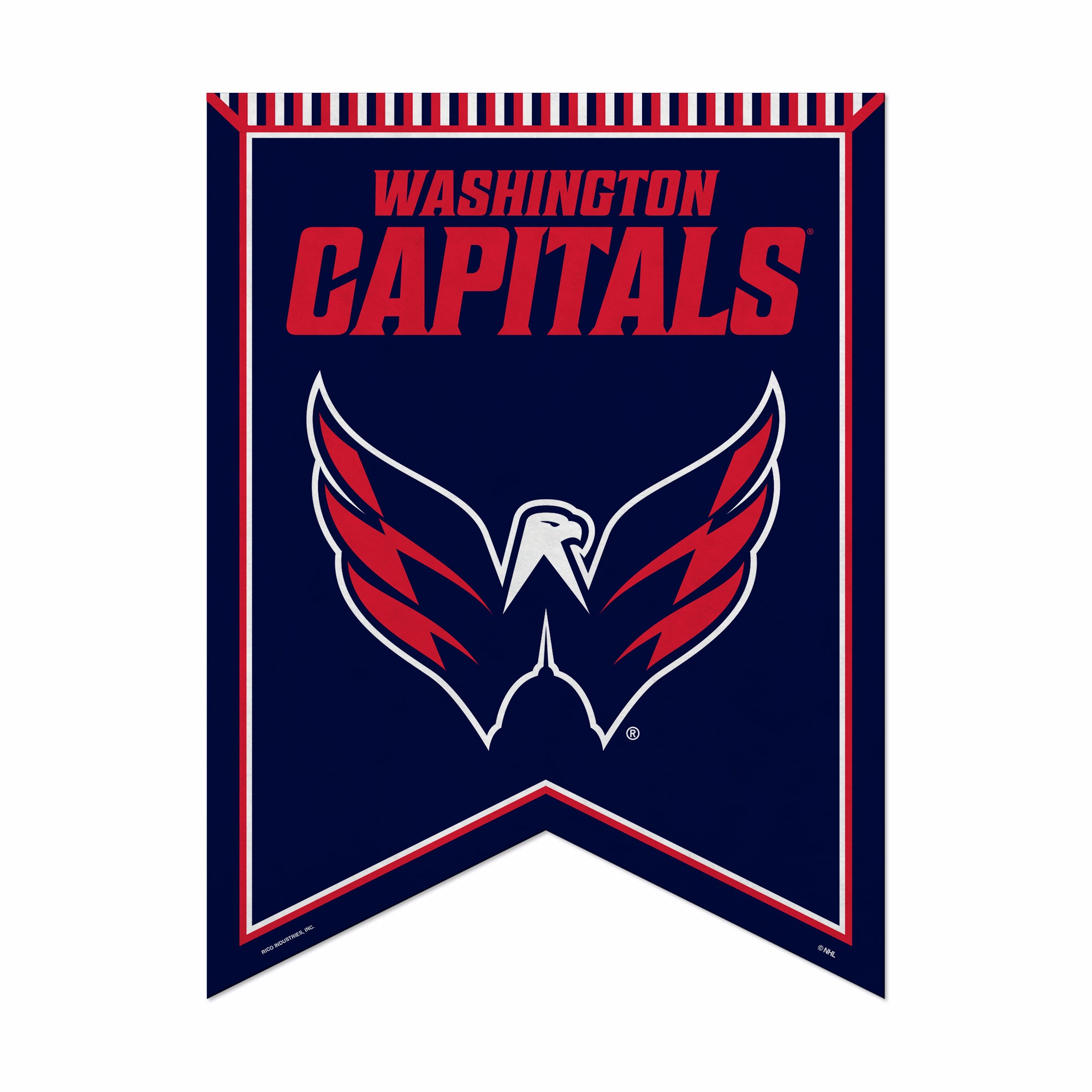 Rico Industries NHL Hockey Washington Capitals Tie Dye 3' X 5' Banner