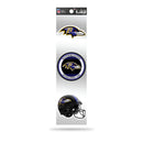 Ravens 3-Piece Retro Spirit Decals