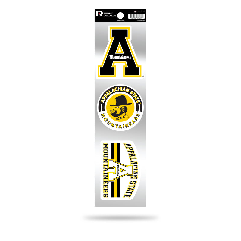Appalachian State 3-Piece Retro Spirit Decals