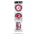 Alabama University 3-Piece Retro Spirit Decals
