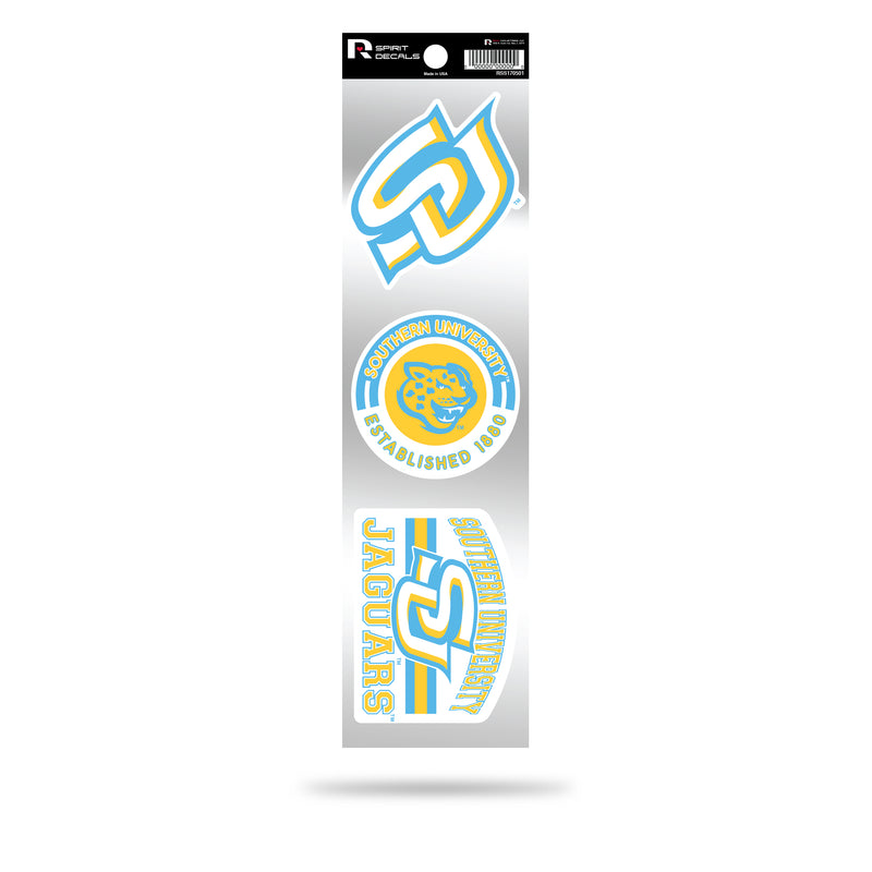 Southern University 3-Piece Retro Spirit Decals