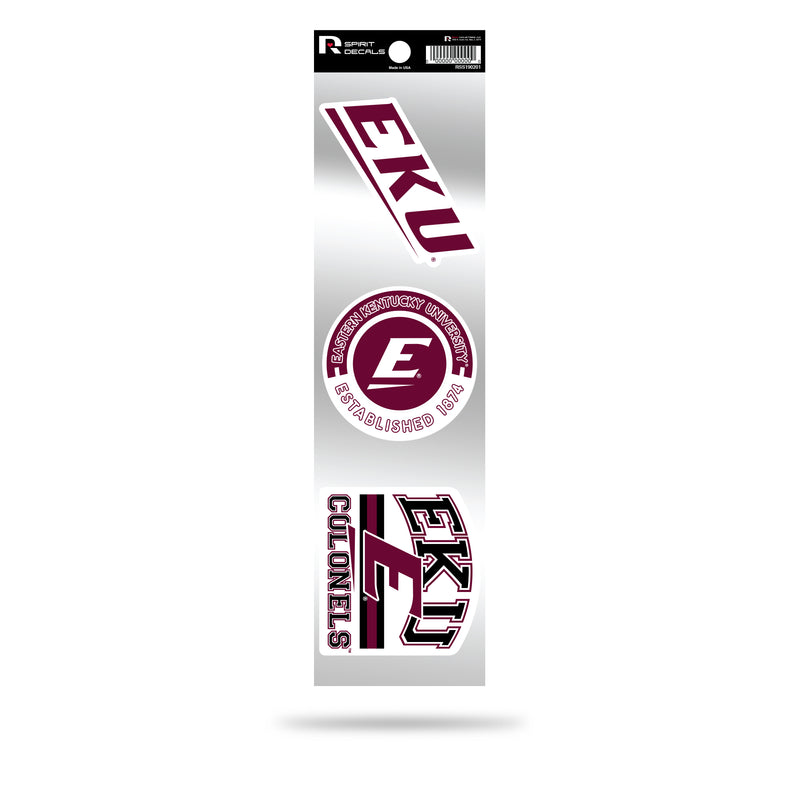 Eastern Kentucky 3-Piece Retro Spirit Decals