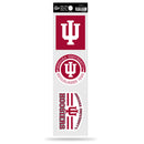 Indiana University 3-Piece Retro Spirit Decals