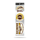 Western Michigan Broncos 3-Piece Retro Spirit Decals